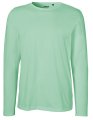 Heren T-shirt Neutral Long Sleeve Dusty Mint